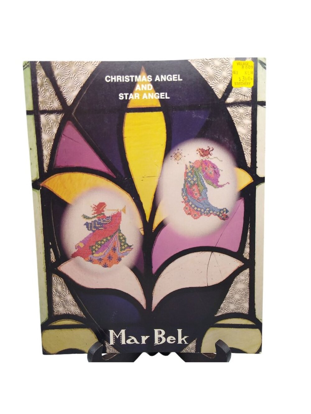 Vintage Cross Stitch Patterns, Christmas Angel and Star Angel by Rebecca Waldrop